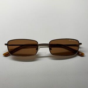 Brown Rectangular DMY by DMY Sunglasses